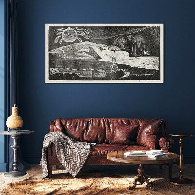 Tableau photo sur verre Te Po - Ralph Hotere