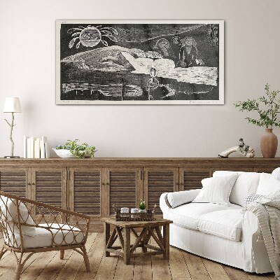 Tableau photo sur verre Te Po - Ralph Hotere