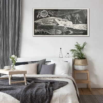 Tableau photo sur verre Te Po - Ralph Hotere