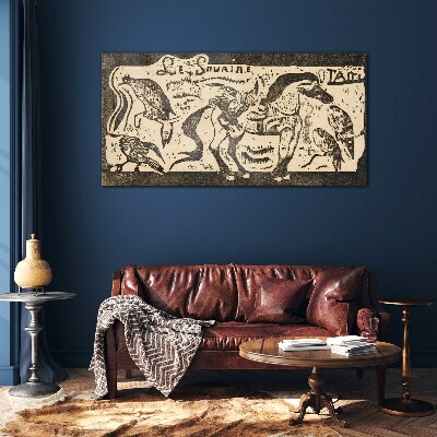 Tableau en verre Animaux en mouvement