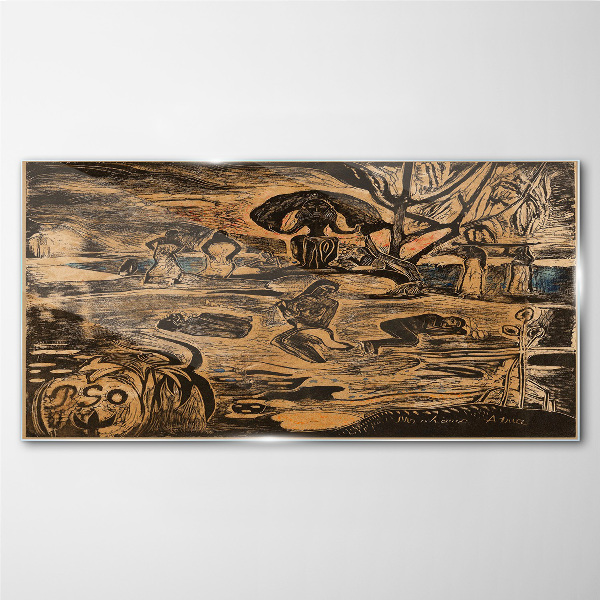 Tableau sur verre Un après-midi d'été au bord du lac