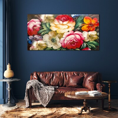 Tableau en verre Festival des Fleurs et des Couleurs