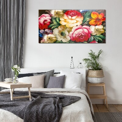 Tableau en verre Festival des Fleurs et des Couleurs