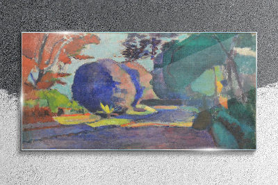 Tableau photo sur verre Jardin du Luxembourg par Henri Matisse
