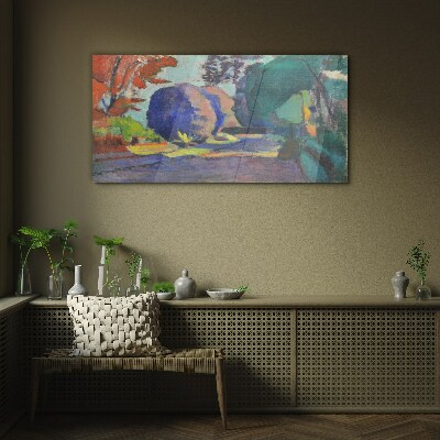 Tableau photo sur verre Jardin du Luxembourg par Henri Matisse