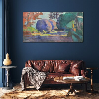 Tableau photo sur verre Jardin du Luxembourg par Henri Matisse
