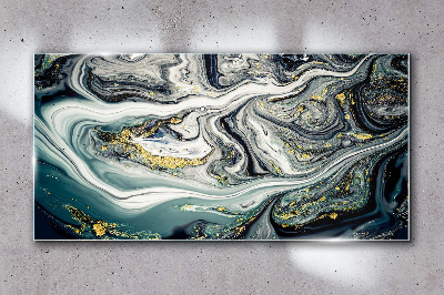 Tableau verre imprimé Des veines d'or dans les profondeurs de la mer