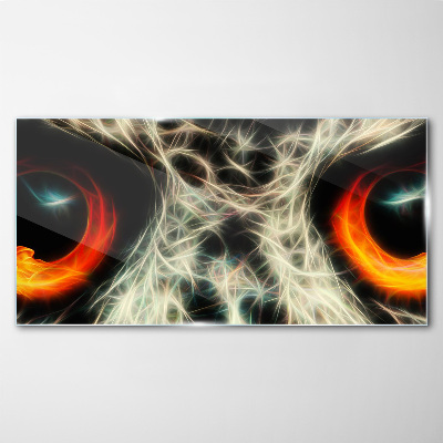 Tableau photo sur verre Yeux de feu et de mystère