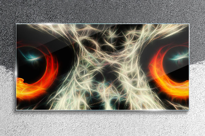 Tableau photo sur verre Yeux de feu et de mystère