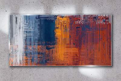 Tableau imprimé sur verre Nuances dynamiques d'abstraction