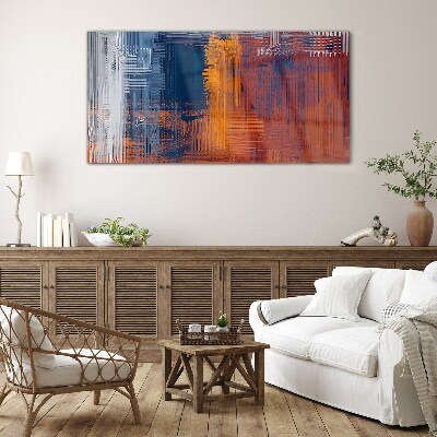 Tableau imprimé sur verre Nuances dynamiques d'abstraction
