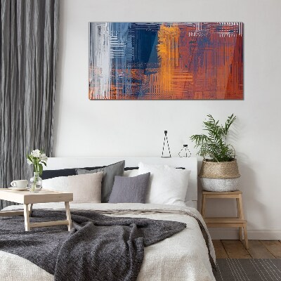 Tableau imprimé sur verre Nuances dynamiques d'abstraction