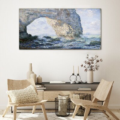 Tableau en verre La Manneporte Monet