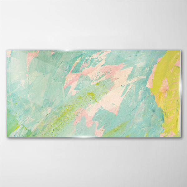 Tableau verre imprimé Composition abstraite aux couleurs pastel