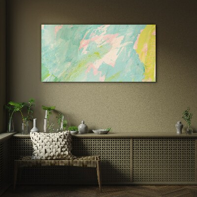 Tableau verre imprimé Composition abstraite aux couleurs pastel