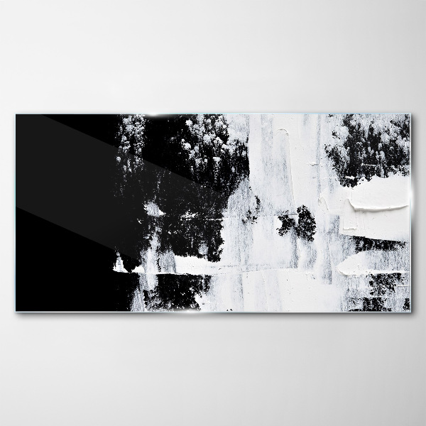 Tableau en verre Contraste noir et blanc