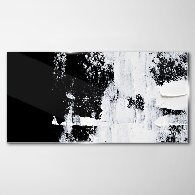 Tableau en verre Contraste noir et blanc