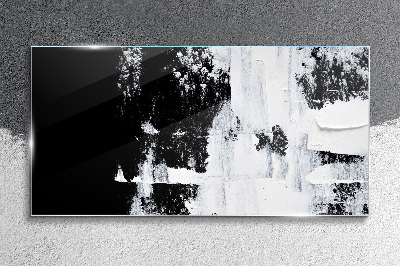 Tableau en verre Contraste noir et blanc
