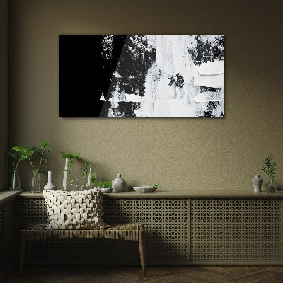 Tableau en verre Contraste noir et blanc