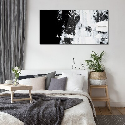 Tableau en verre Contraste noir et blanc