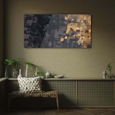 Tableau photo sur verre Blocs de couleurs abstraits