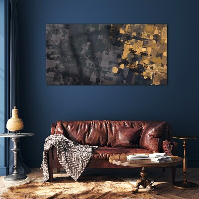 Tableau photo sur verre Blocs de couleurs abstraits