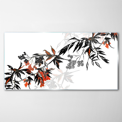 Tableau sur verre Composition végétale élégante