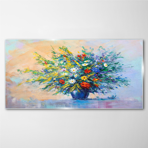 Tableau imprimé sur verre Bouquet de fleurs de printemps