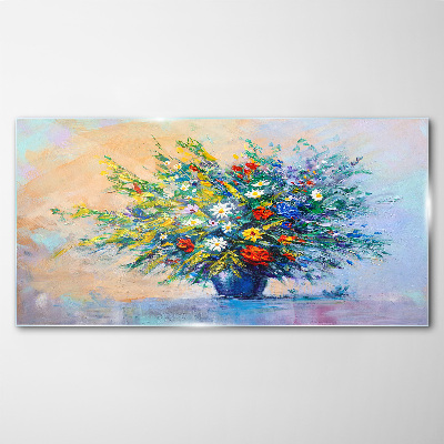 Tableau imprimé sur verre Bouquet de fleurs de printemps