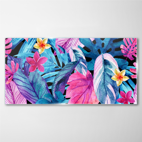 Tableau sur verre Paradis tropical