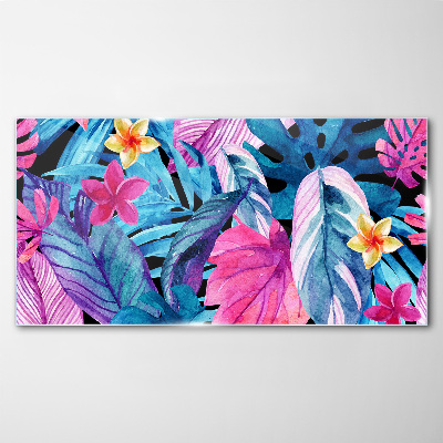 Tableau sur verre Paradis tropical