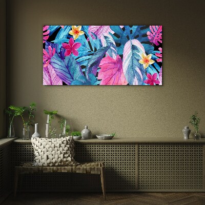 Tableau sur verre Paradis tropical