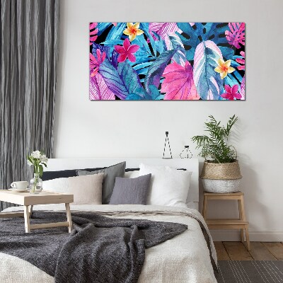 Tableau sur verre Paradis tropical