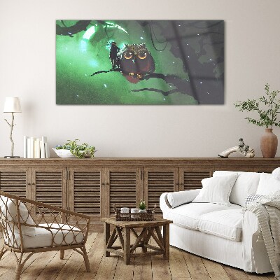 Tableau en verre Discours de la Nuit Verte