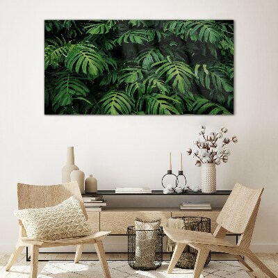 Tableau imprimé sur verre Jungle verte
