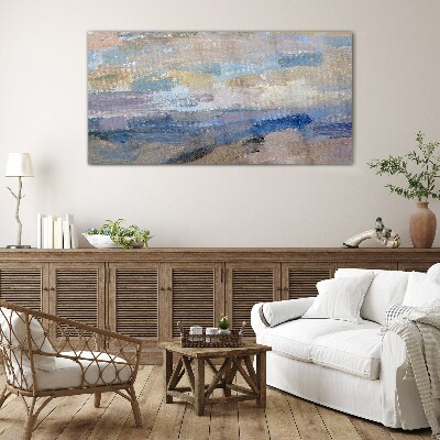 Tableau imprimé sur verre Ciel paisible au-dessus de la mer