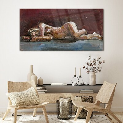 Tableau verre imprimé Un moment intime