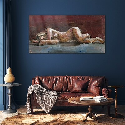 Tableau verre imprimé Un moment intime