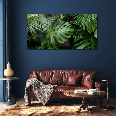 Tableau photo sur verre Verdure tropicale au cœur de la nature