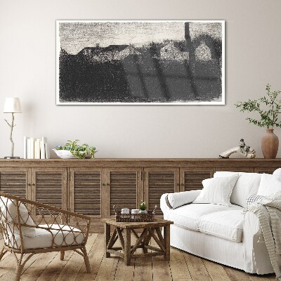 Tableau imprimé sur verre Le calme avant la tempête