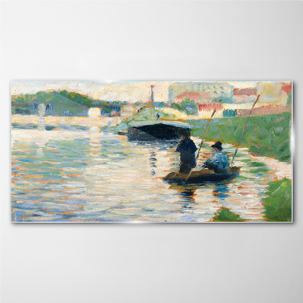Tableau en verre Bateaux sur la rivière