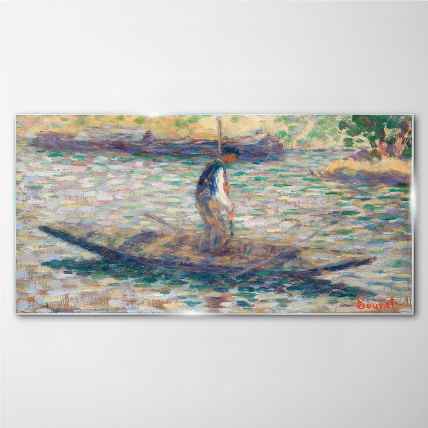 Tableau imprimé sur verre Marin sur la rivière