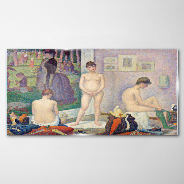 Tableau photo sur verre Moments intimes dans le jardin