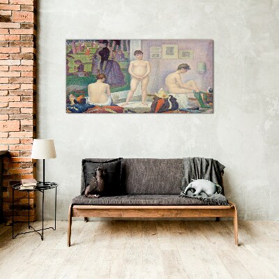 Tableau photo sur verre Moments intimes dans le jardin