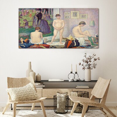 Tableau photo sur verre Moments intimes dans le jardin