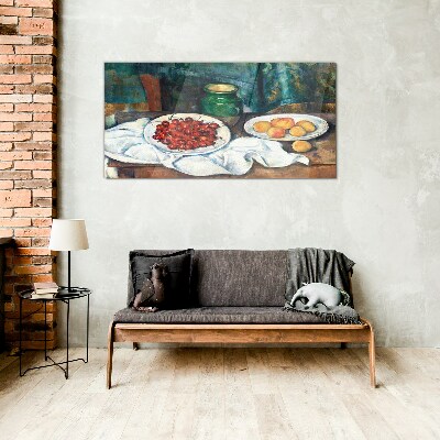 Tableau photo sur verre Nature morte aux fruits