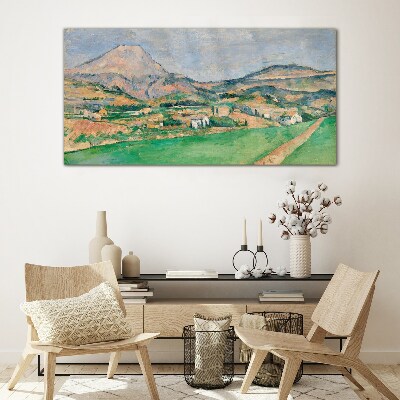 Tableau photo sur verre Paysage de montagne