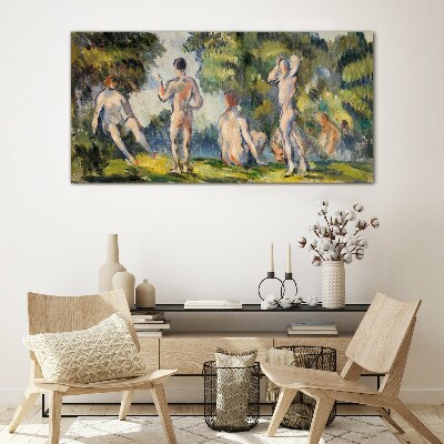 Tableau imprimé sur verre Rencontre d'été dans la nature
