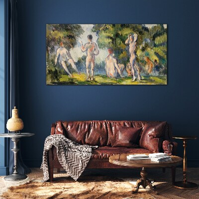 Tableau imprimé sur verre Rencontre d'été dans la nature