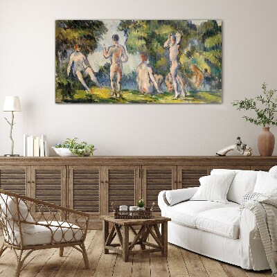 Tableau imprimé sur verre Rencontre d'été dans la nature
